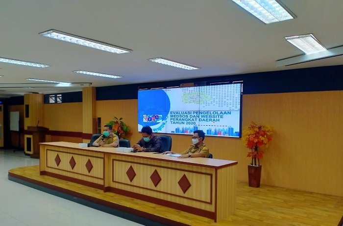 Diskominfo Kabupaten Bogor menggelar kegiatan Evaluasi Pengelolaan Website dan Media Sosial bagi Admin Pengelola Web dan Medsos. /Instagram.com/@diskominfokabbogor.