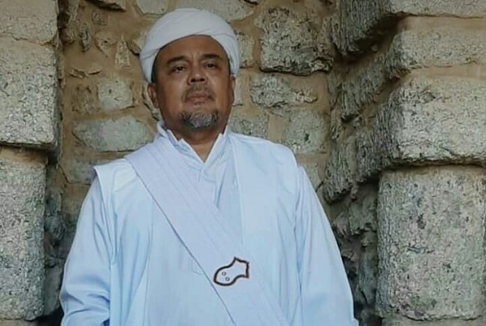 Imam Besar FPI Habib Rizieq Shihab./Instagram.com/budakangon27.