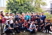 Bentrokan yang sempat terjadi antara anggota organisasi masyarakat (Ormas) Benteng Bogor Raya (BBR) dan Pemuda Pancasila (PP) di Ciawi. (Dok. Iwan)