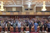 Sudaryono dalam kegiatan pisah sambut Wakil Menteri Pertanian Harvick Hasnul Qolbi kepada Sudaryono di Auditorium Utama Kementan, Jumat, 19 Juli 2024. (Facebook.com @Sudaryono)