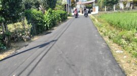 Pekerjaan Bankeu di Desa Jambuluwuk yang sudah bisa dinikmati masyarakat.(Dok Apakabarbogor/ash)