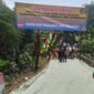 Masyarakat Sukamahi gotong royong membangun jalan tembus antar dua kecamatan.(Sok.Apakabarbogor/ash)