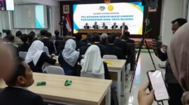 Pelatihan Sertifikasi bertempat di Gedung Pusat Pengembangan Sumber Daya Manusia ATR/BPN, Gunung Putri, Bogor. (Dok. Wido)